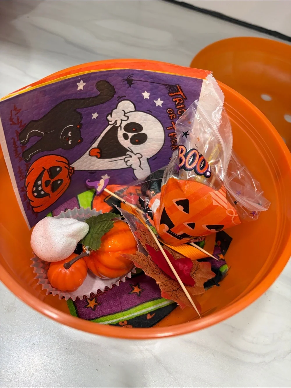 McDonald’s Vintage Halloween Pumpkin Bucket Craft Kit